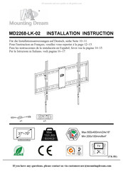 Mounting Dream MD2268-LK-02 Instrucciones De La Instalación