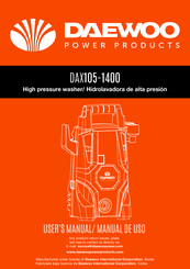 Daewoo DAX105-1400 Manual De Uso