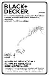 Black and Decker GH1100 Manual De Instrucciones