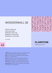 Klarstein WONDERWALL 36 Manual Del Usuario