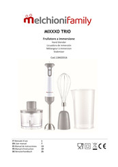 Melchioni Family MIXXXO TRIO Manual De Instrucciones