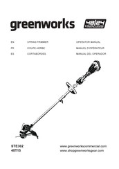 GreenWorks 48T15 Manual Del Operador