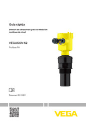 Vega VEGASON 62 Guía Rápida