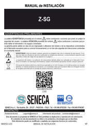 Seneca Z-SG Manual De Instalación