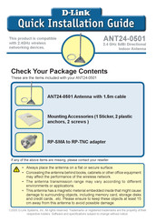 D-Link ANT24-0501 Guia De Instalacion