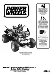 Power Wheels CDD22 Manual Del Usuario