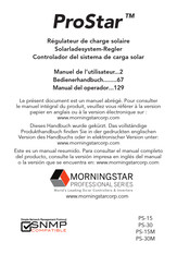 Morningstar PROSTAR  PS-30 Manual Del Operador