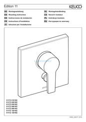 KEUCO Edition 11 51172 040182 Instrucciones De Instalación