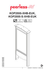 peerless-AV KOP2555-S-XHB-EUK Manual Del Usuario