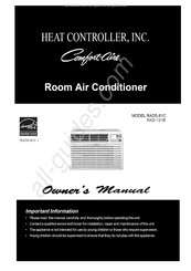 COMFORT-AIRE RADS-81C Manual Del Usuario