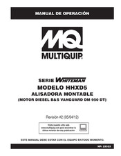 MULTIQUIP Whiteman HHXD5 Manual De Operación