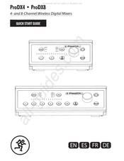 Mackie ProDX4 Guia De Inicio Rapido