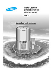 Samsung MM-ZL7 Manual De Instrucciones