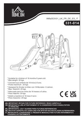 HOMCOM 331-014 Instrucciones De Montaje