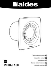 aldes INITIAL 100 Manual De Instrucciones