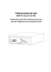 SCHÖLLY FIBEROPTIC NIR FI CCU Full HD Instrucciones De Uso