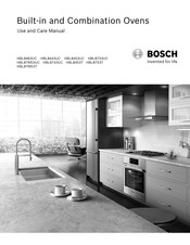 Bosch HBL87M53T Manual De Uso Y Cuidado