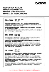 Brother D82-8793 Manual De Instrucciones