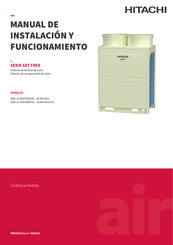 Hitachi RAS-14FSXNS2E Manual De Instalación Y Funcionamiento