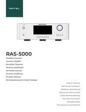 Rotel RAS-5000 Manual De Instrucciones