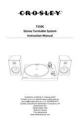 Crosley T150C Manual De Instrucciones