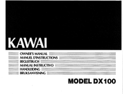 Kawai DX100 Manual Instructivo