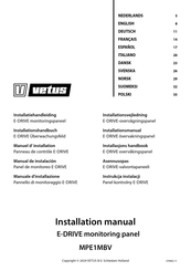 Vetus MPE1MBV Manual De Instalación