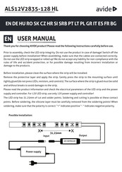 avide ALS12V2835-128 HL Manual De Usuario