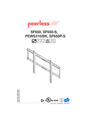 peerless-AV PEWS310/BK Instrucciones De Montaje