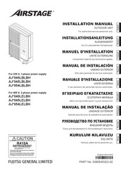 Fujitsu Airstage AJ 045LELBH Manual De Instalación