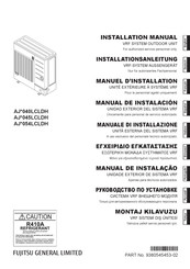 Fujitsu AJY054LCLDH Manual De Instalación