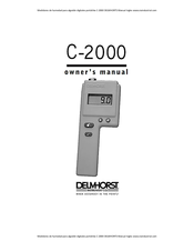 Delmhorst C-2000 Manual Del Propietário