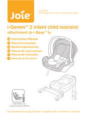 Joie i-Gemm 2 Manual De Instrucciones