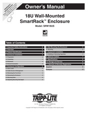 Tripp-Lite SmartRack SRW18US Manual Del Propietário