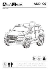 Alice's Garden AUDI Q7 ROCQ7RC Instrucciones De Montaje