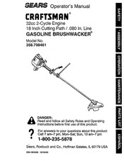 Craftsman BRUSHWACKER 358.798461 Manual Del Operador