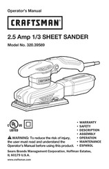 Craftsman 320.39589 Manual Del Operador