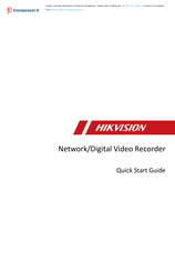 HIKVISION DS-7708NI-I4 Guia De Inicio Rapido