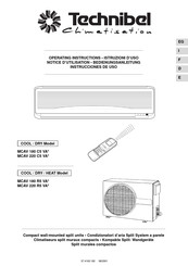 Technibel Climatisation MCAV 220 R5 VA Serie Instrucciones De Uso