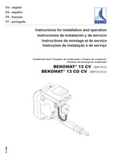 Beko BM13COCV Instruciones De Instalación Y De Servicio