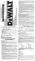 DeWalt DWD450 Manual De Instrucciones