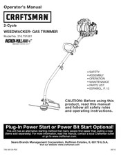 Craftsman WEEDWACKER 316.791081 Manual Del Operador