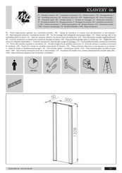 ML MEBLE KSAWERY 06 Instrucción De Montaje