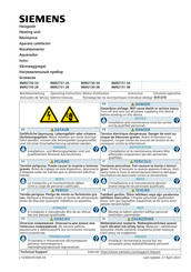 Siemens 8MR2150-2A Instructivo