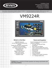 Jensen VM9224R Instrucciones De Instalación