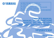 Yamaha YFZ05YYXH 2016 Manual Del Propietário