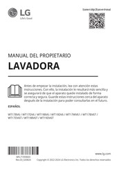 LG WT19DV6T Manual Del Propietário