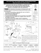 Electrolux E36DF7CGPS4 Instrucciones De Instalación