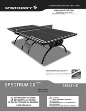 Sportcraft SPECTRUM 2.0 Manual Del Usuario