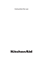 KitchenAid KIO 3T133 PE Instrucciones De Uso